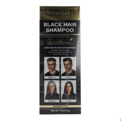 Lorenti Black Hair Coloring Shampoo 400 Ml