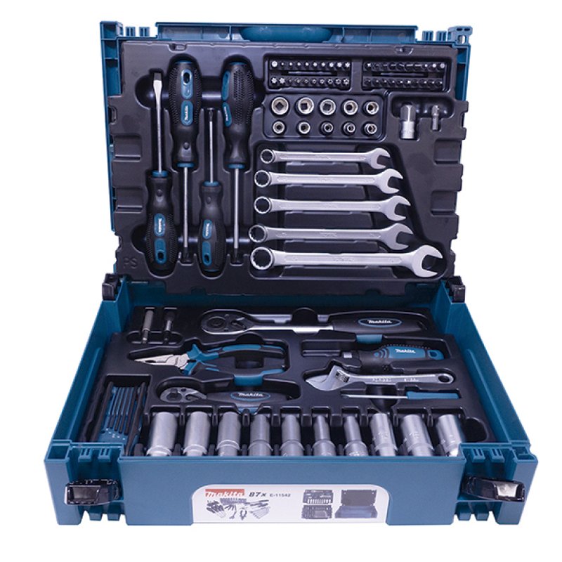 E-11542 Werkzeug-Set 87-tlg. im MAKPAC Gr. 1