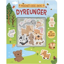 Magnet-lege-bog: Dyreunger
