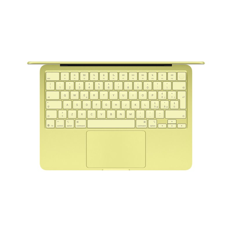 Apple MacBook Neo 13-inch : A18 Pro chip with 6‑core CPU and 5‑core GPU, 8GB, 512GB SSD, Touch ID - Citrus