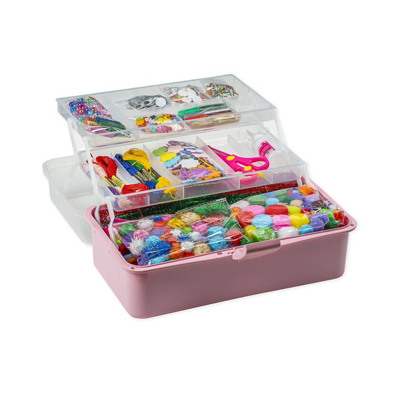Hobby box pink with approx. 1500 parts (736573)