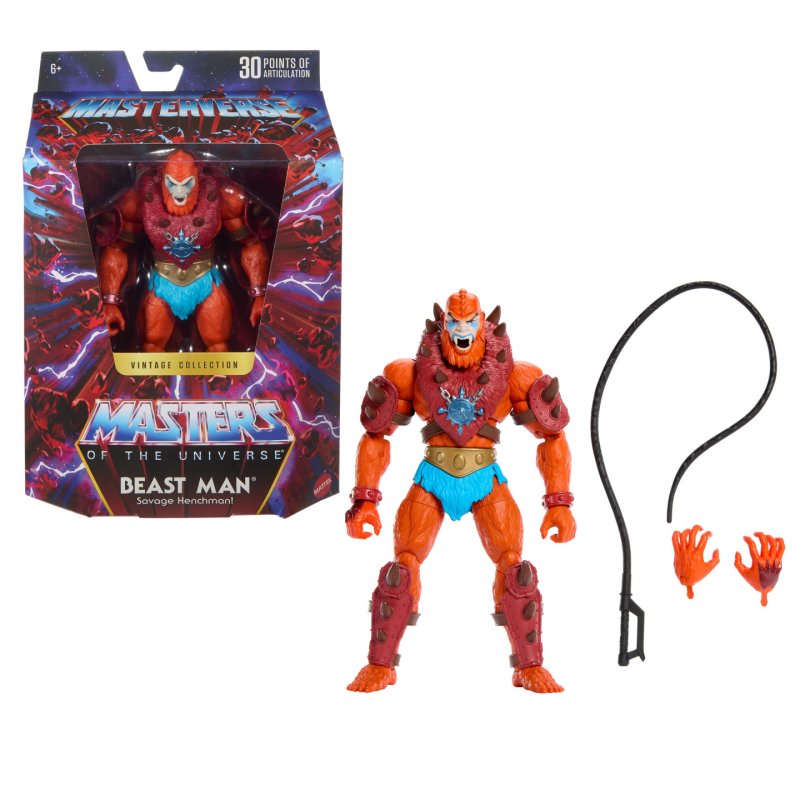 Masters of the Universe Masterverse Action Figure Vintage Collection: Beast Man 18 cm