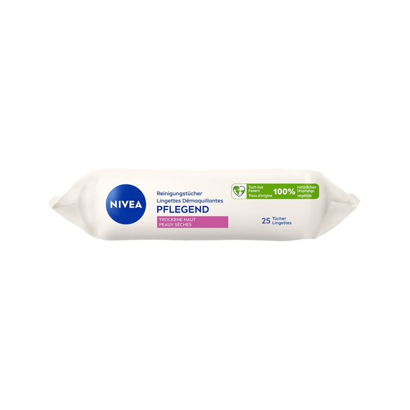 Nivea 3 In 1 Care Wipes 25 Pack