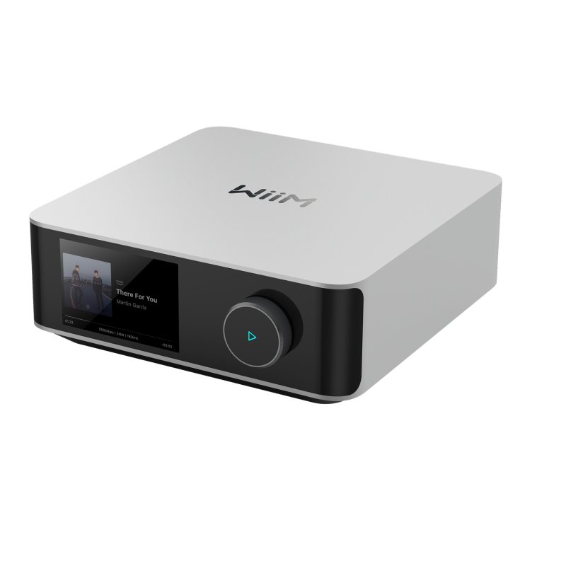 WiiM AMP ULTRA, Streaming-Verstrker, silber