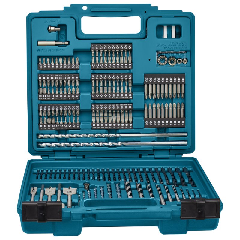 Makita E-11689 foret Ensemble de forets 256 pièce(s)