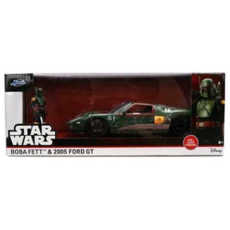 Star Wars Diecast Model 1:24 Boba Fett 2005 Ford GT