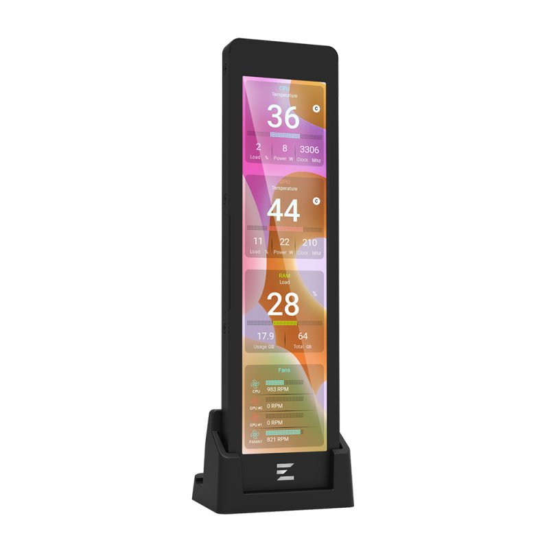 Zalman ZM-MF916 BLACK 9,16inch Display - Schwarz