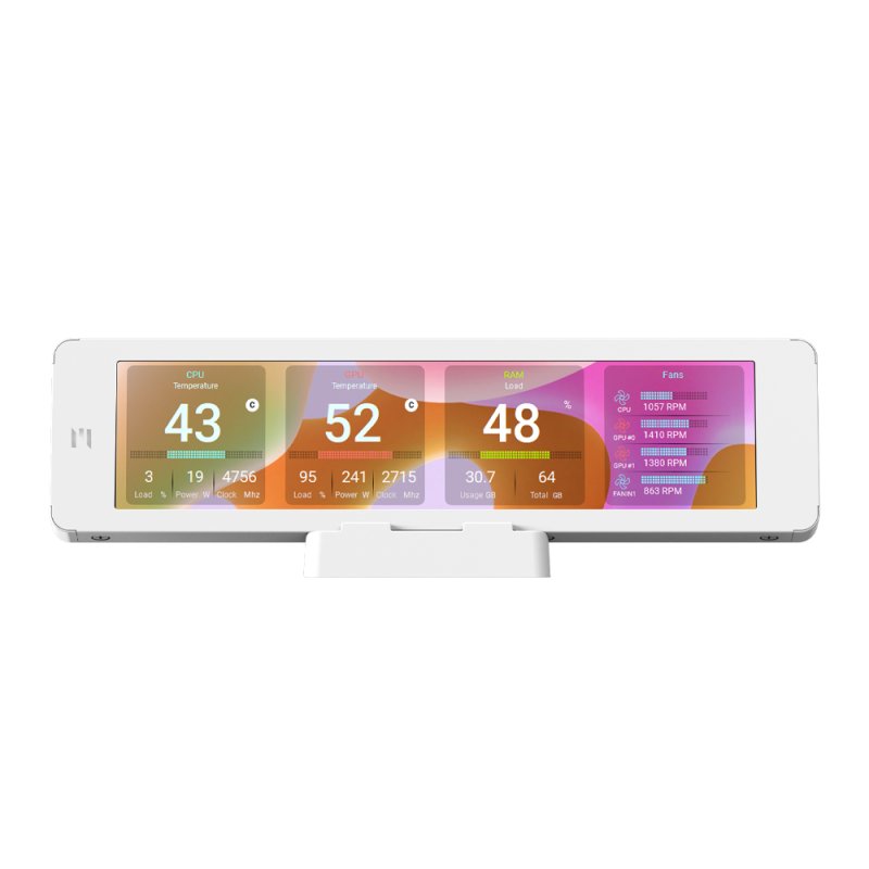 Zalman ZM-MF916 WHITE 9,16inch Display - Weiss