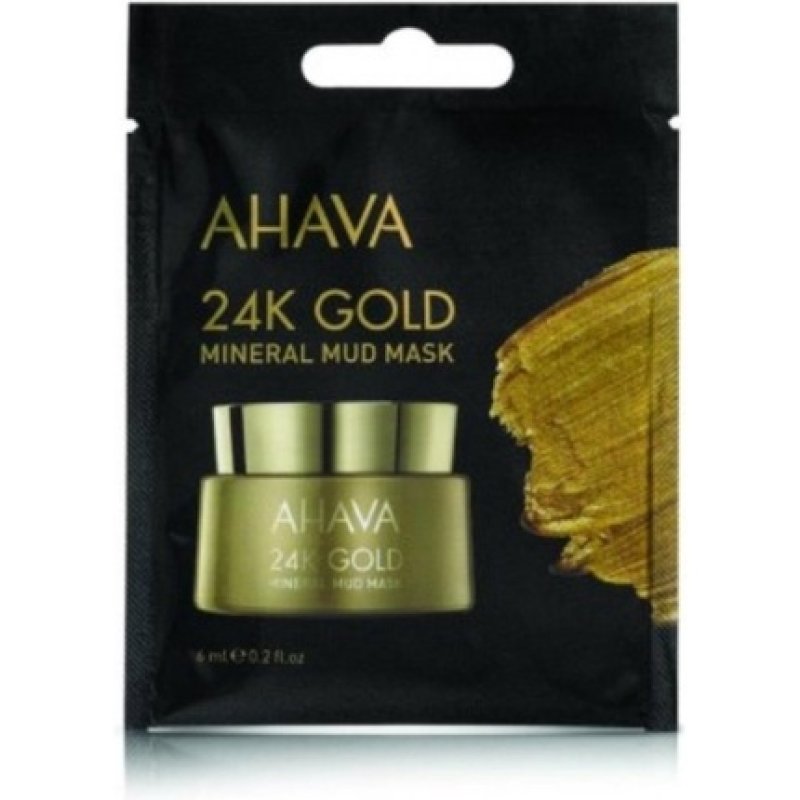 Ahava Sachet 24k Gold Mineral Mud Mask 6 Ml