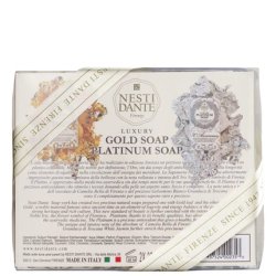 Nesti Dante Florence Italy Luxury Twin Set Gold & Platinum 2x250g Limited Edition