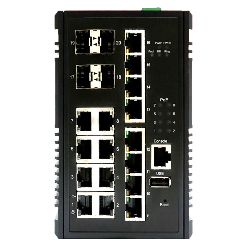 Edimax IGS-5416P network switch Managed Gigabit Ethernet (10/100/1000) Power over Ethernet (PoE) Black