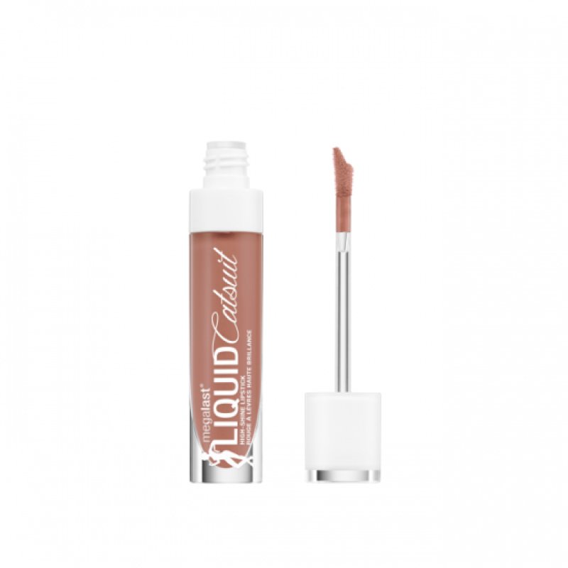 wet n wild MegaLast Liquid Catsuit Hi-Shine Lipstick with Moisturizing Formula and Vitamin E, Murumuru Butter, Argan