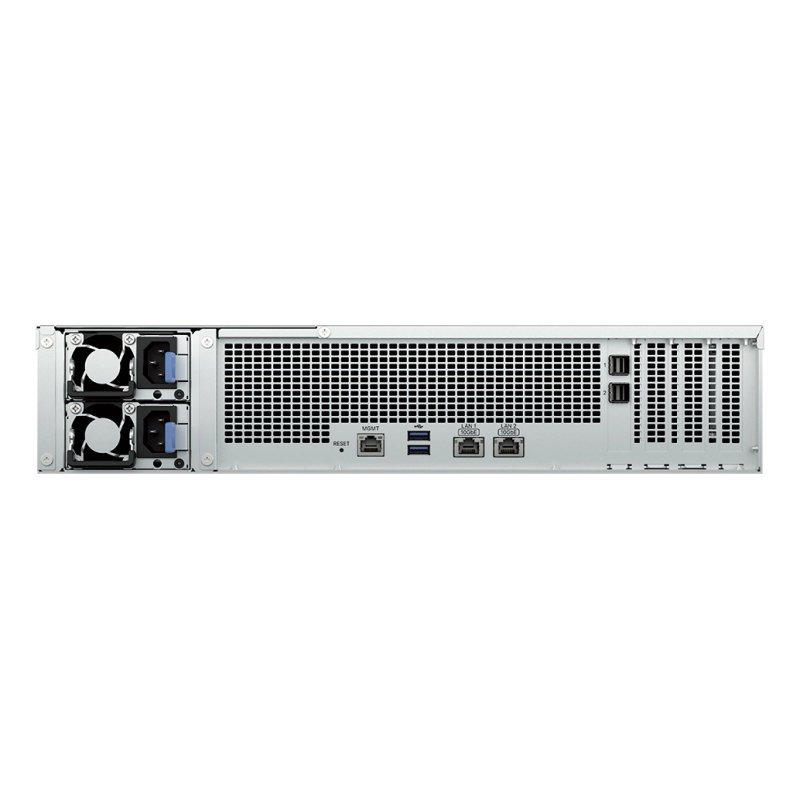Synology RackStation RS3626xs NAS Rack (2 U) Intel Xeon D D-1726 8 Go DDR4 0 To DiskStation Manager Noir