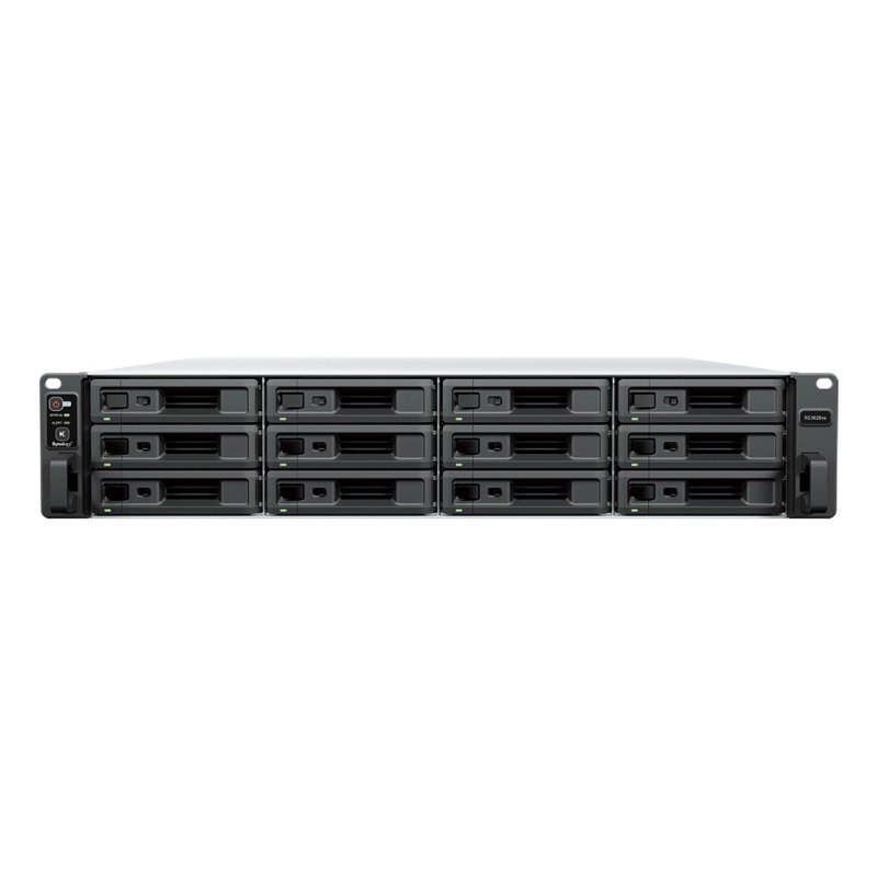 Synology RackStation RS3626xs NAS Rack (2U) Intel Xeon D D-1726 8 GB DDR4 0 TB DiskStation Manager Black