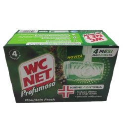 WC Net Hygienic Solid Toilet Cleaner with Fragrance 4 Pieces