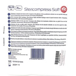 Garza Hydrophilic Compress 10x10cm 25 Pieces - Die Cut