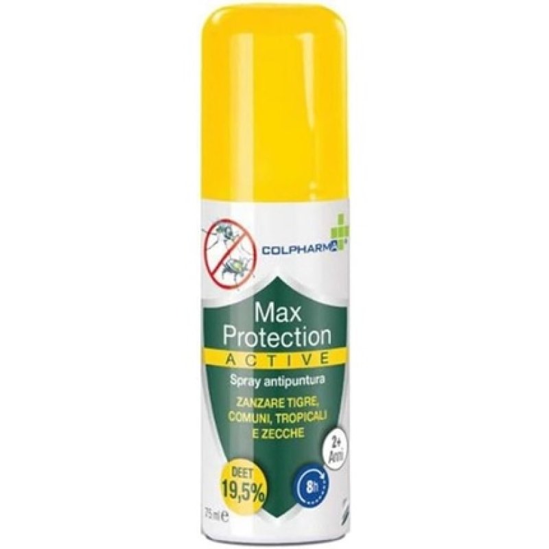 Colpharma Max Protection Active Mosquito Repellent Spray 75ml