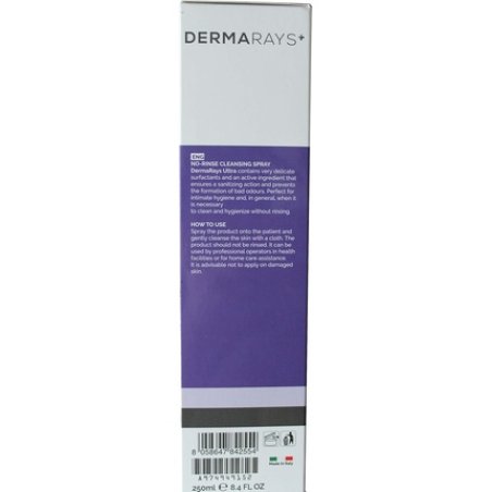 Dermaray Ultra Body Cleaning Spray No Rinse for Travel and Camping 250ml