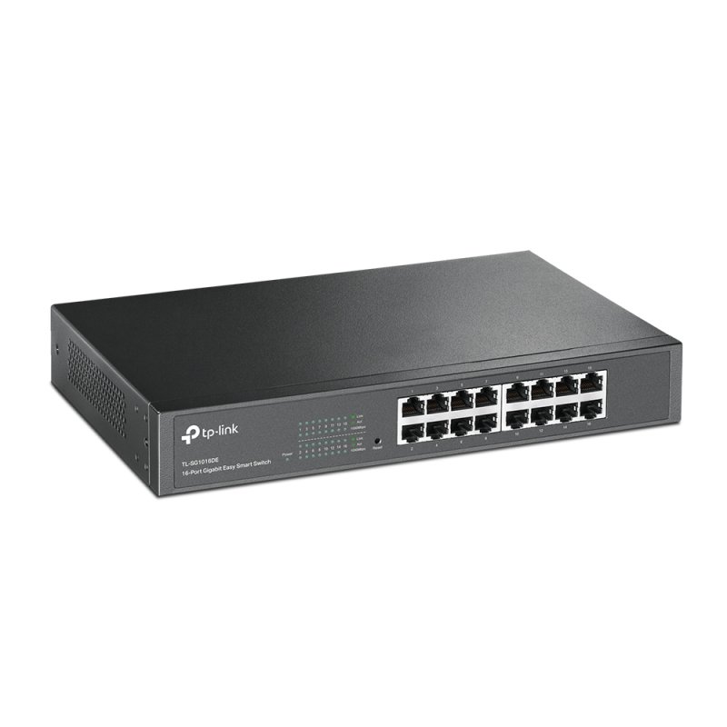 TP-Link TL-SG1016DE network switch Managed L2 Gigabit Ethernet (10/100/1000) Black