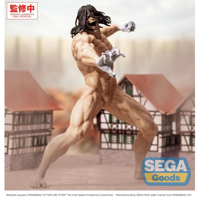 L'ATTAQUE DES TITANS - Eren Yeager "Titan" - Figurine GigantiX 25cm