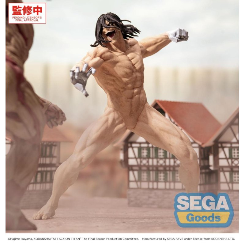 L'ATTAQUE DES TITANS - Eren Yeager "Titan" - Figurine GigantiX 25cm
