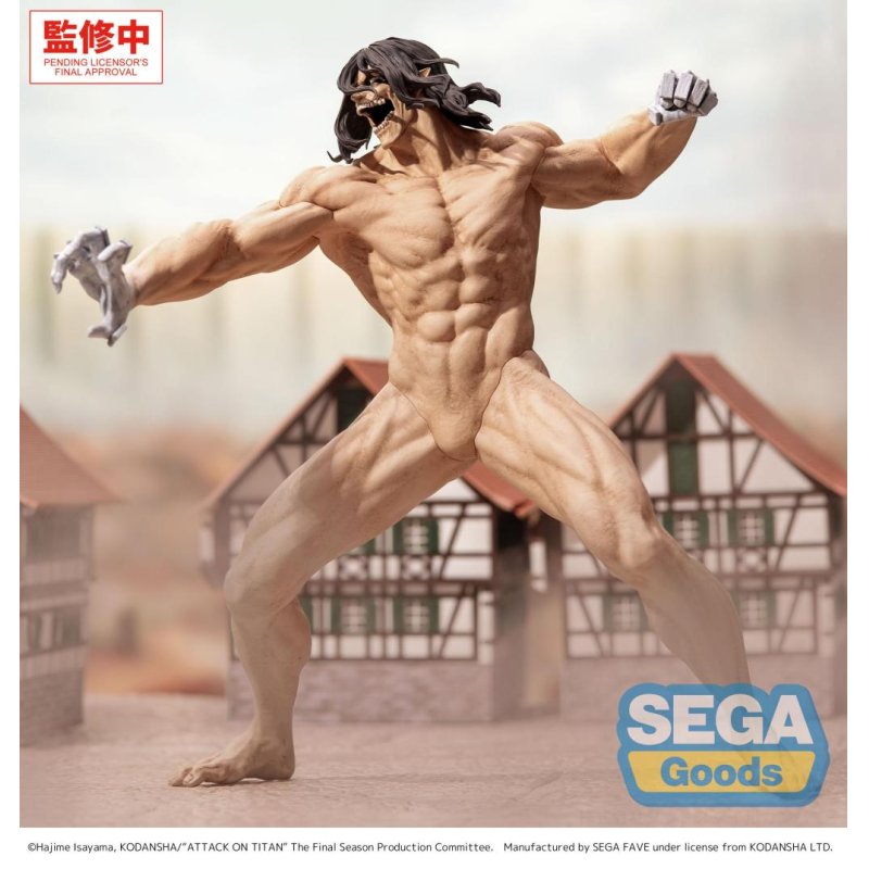 L'ATTAQUE DES TITANS - Eren Yeager "Titan" - Figurine GigantiX 25cm