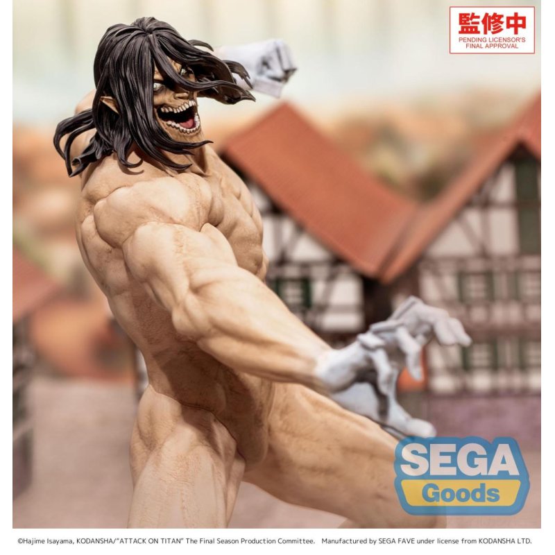L'ATTAQUE DES TITANS - Eren Yeager "Titan" - Figurine GigantiX 25cm