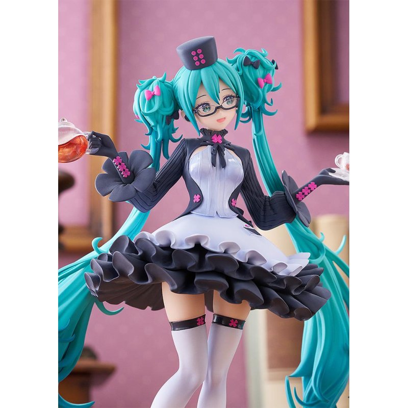 HATSUNE MIKU - Miku Glasses x Cafe - Pop Up Parade 18cm