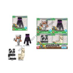 MINECRAFT - Display de Figurines 6cm - 4 Modèles - 12pc - Wave 6
