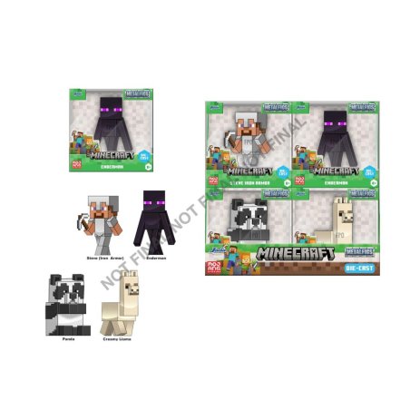 MINECRAFT - Display de Figurines 6cm - 4 Modèles - 12pc - Wave 6