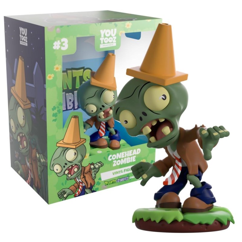 PLANTS vs ZOMBIES - Conehead Zombie - Figurine Youtooz 12cm