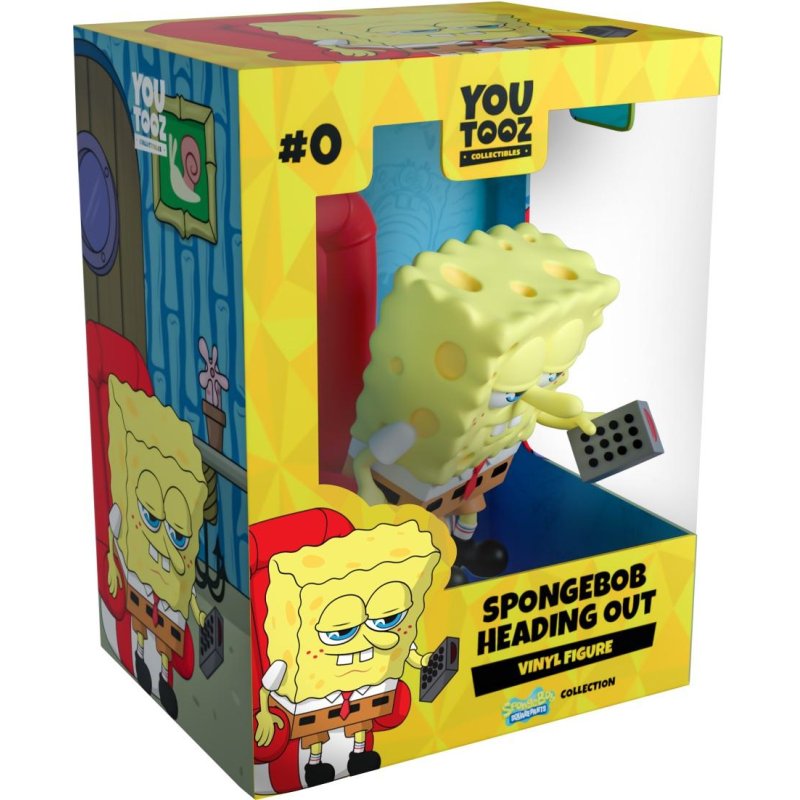 BOB L'EPONGE - SpongeBob Heading Out - Figurine Youtooz 8cm