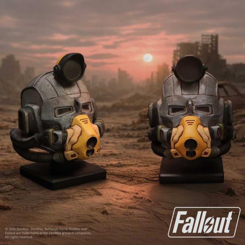 Nemesis Now - Fallout - Excavator Helmet Statue 14cm