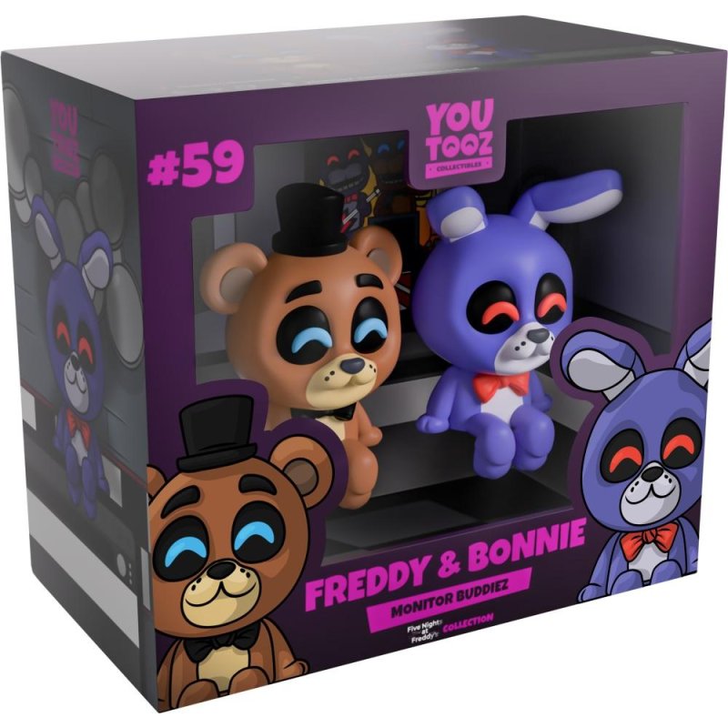 FIVE NIGHTS AT FREDDY'S - Freddy & Bonnie - Monitor Buddiez 6cm