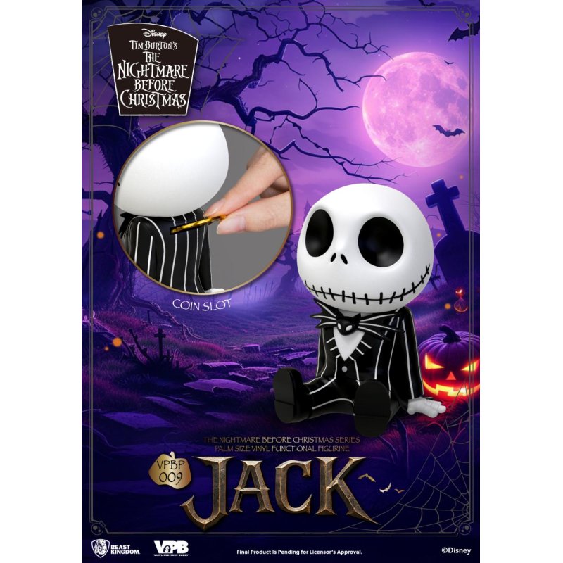L'ETRANGE NOEL DE MONSIEUR JACK - Jack - Tirelire Vinyl Figure 11.8cm