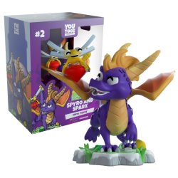 SPYRO - Spyro and Sparx - Figurine Youtooz 9cm