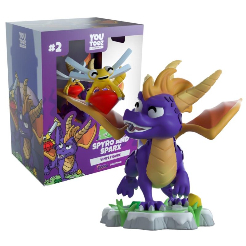 SPYRO - Spyro and Sparx - Figurine Youtooz 9cm