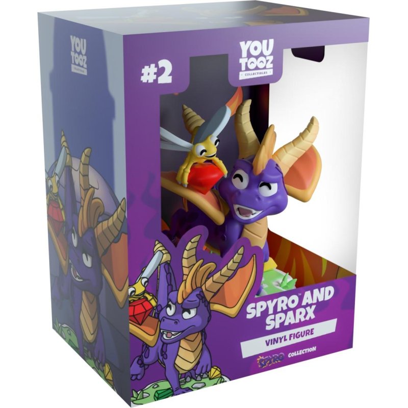 SPYRO - Spyro and Sparx - Figurine Youtooz 9cm