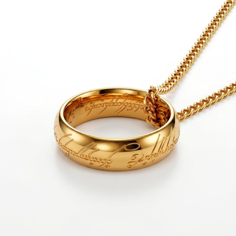 LE SEIGNEUR DES ANNEAUX - Collier dans son écrain