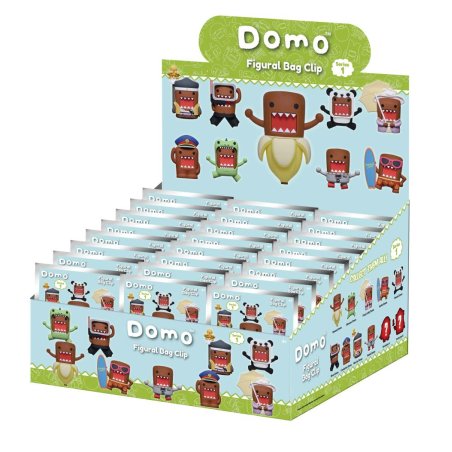 DOMO-KUN - Series 1 - 3D Foam Bag Clip (Display 24 Pcs)