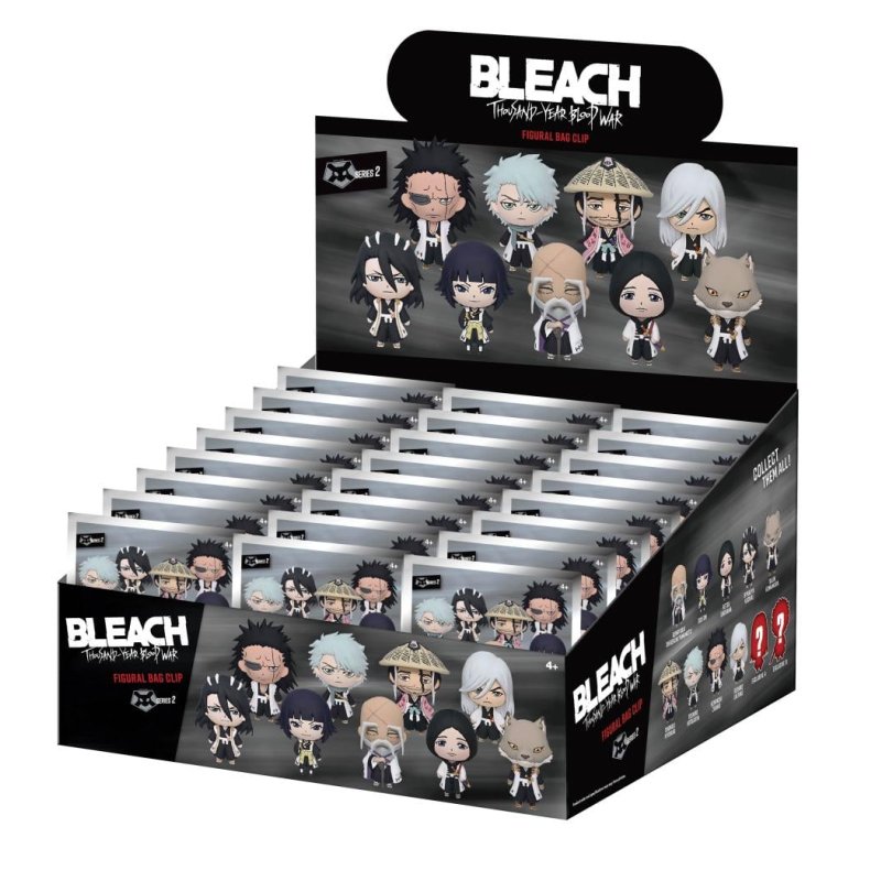 BLEACH TYBW - Series 2 - 3D Foam Bag Clip (Display 24 Pcs)