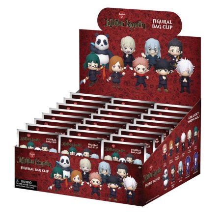 JUJUTSU KAISEN - Series 2 - 3D Foam Bag Clip (Display 24 Pcs)