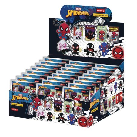 SPIDER-MAN CLASSIC - Series 2 - 3D Foam Bag Clip (Display 24 Pcs)
