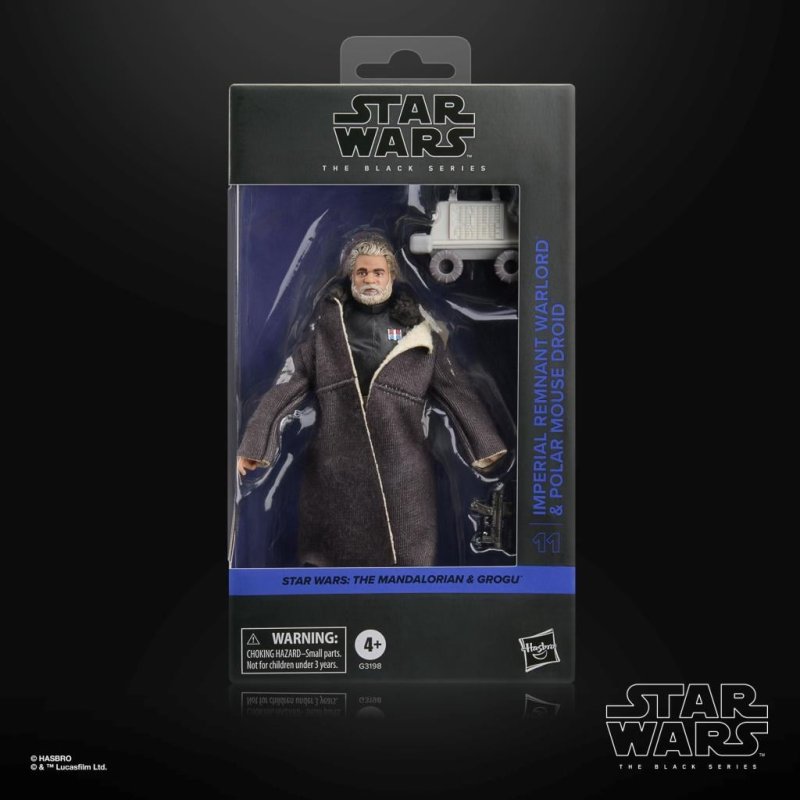 MANDALORIAN & GROGU - Imperial Warlord - Figurine Black Series 15cm