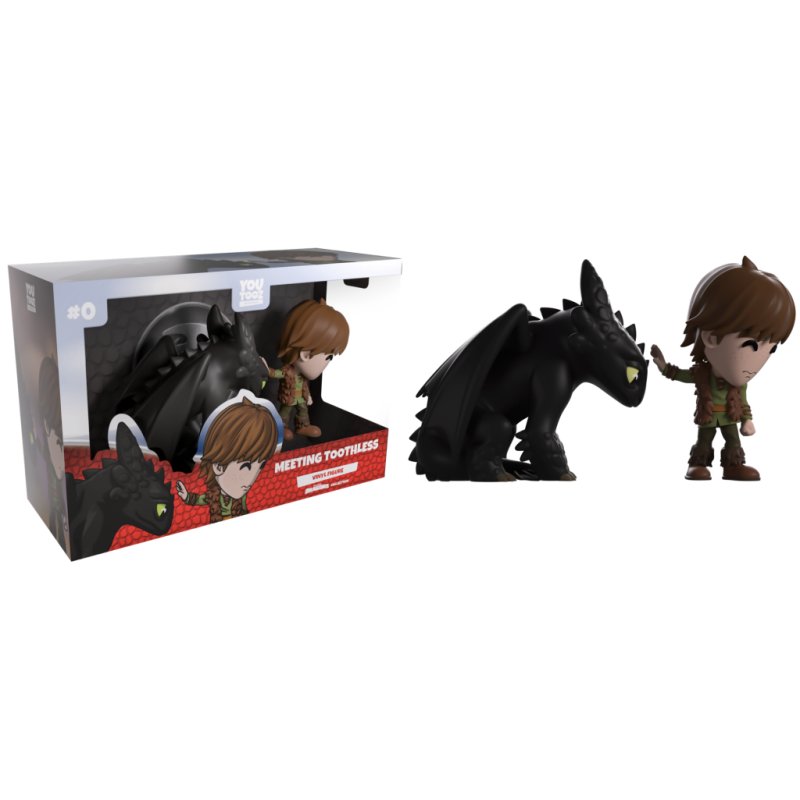 DRAGON - Rencontre Krokmou - Figurine Youtooz 11cm