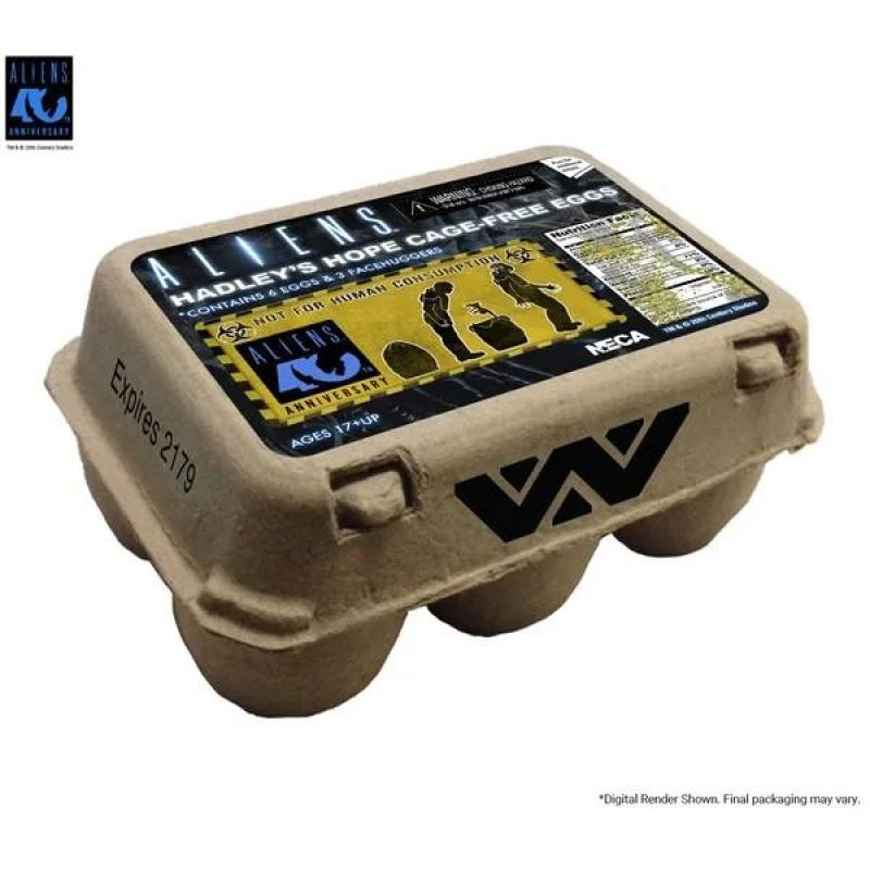 ALIENS 40EME ANNIVERSAIRE - Oeuf Alien - Pack 6 accessoire