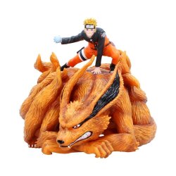 Naruto Shippuden - Boîte Naruto et Kurama 13cm