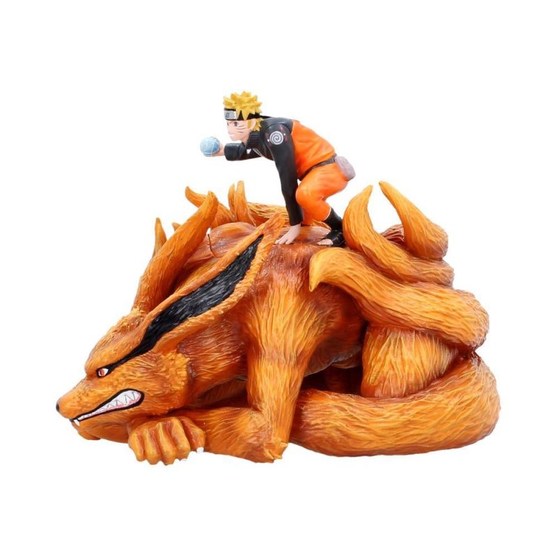 Naruto Shippuden - Boîte Naruto et Kurama 13cm