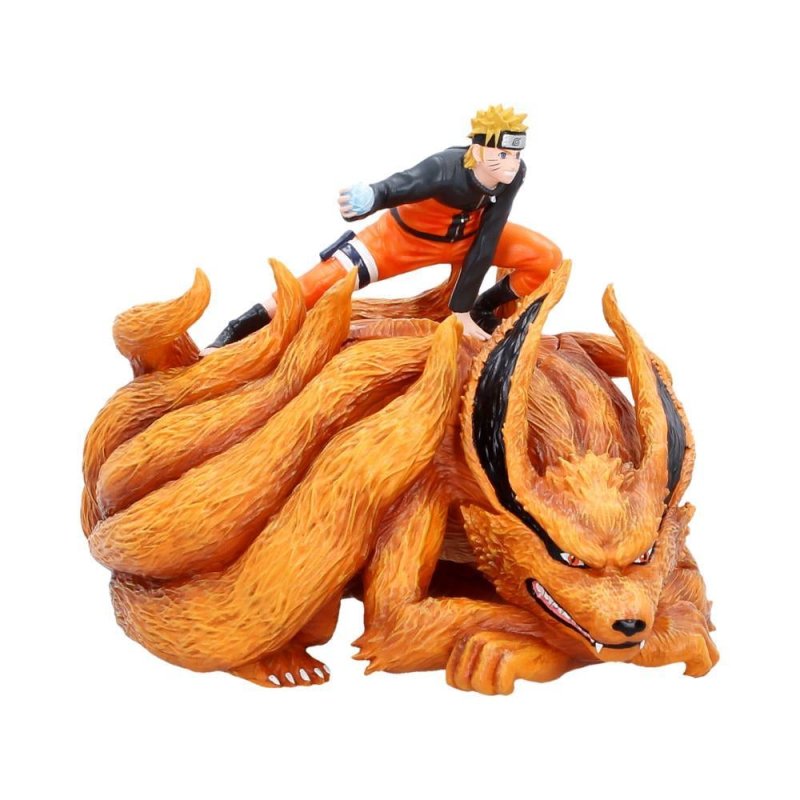 Naruto Shippuden - Boîte Naruto et Kurama 13cm