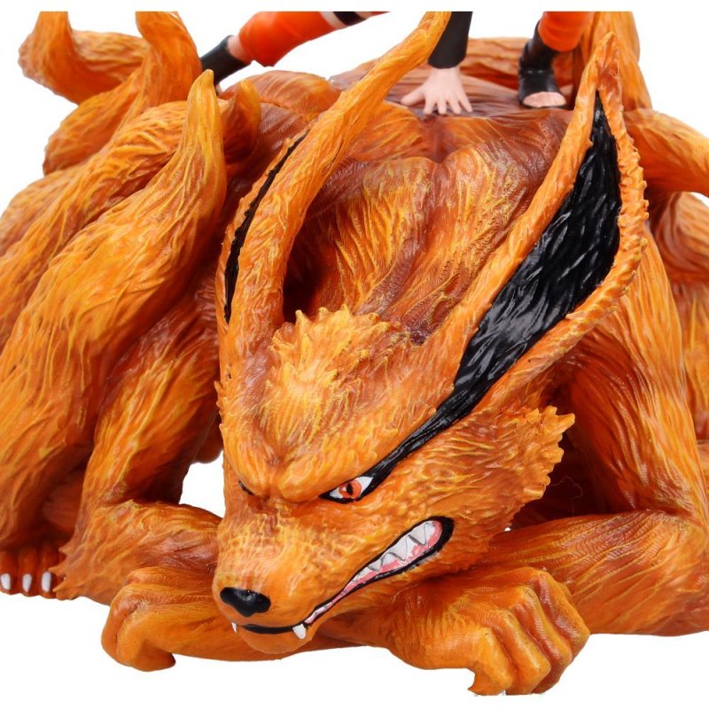 Naruto Shippuden - Boîte Naruto et Kurama 13cm